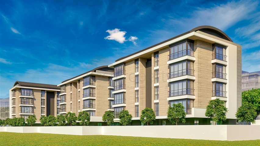 تخطيط شقق 3 + 1 ، 4 + 1 في منطقة أولوش - أنطاليا