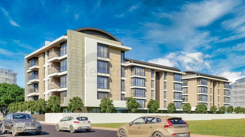 تخطيط شقق 3 + 1 ، 4 + 1 في منطقة أولوش - أنطاليا