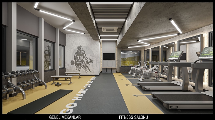 تخطيط شقق 3 + 1 ، 4 + 1 في منطقة أولوش - أنطاليا