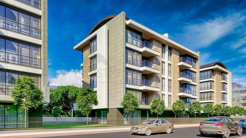 تخطيط شقق 3 + 1 ، 4 + 1 في منطقة أولوش - أنطاليا