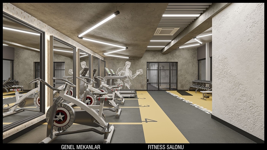 تخطيط شقق 3 + 1 ، 4 + 1 في منطقة أولوش - أنطاليا