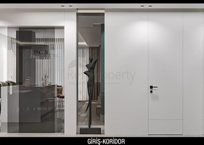 تخطيط شقق 3 + 1 ، 4 + 1 في منطقة أولوش - أنطاليا