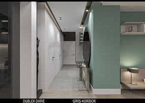 تخطيط شقق 3 + 1 ، 4 + 1 في منطقة أولوش - أنطاليا