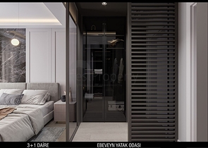 تخطيط شقق 3 + 1 ، 4 + 1 في منطقة أولوش - أنطاليا