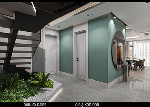 تخطيط شقق 3 + 1 ، 4 + 1 في منطقة أولوش - أنطاليا