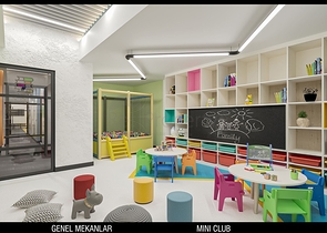 تخطيط شقق 3 + 1 ، 4 + 1 في منطقة أولوش - أنطاليا