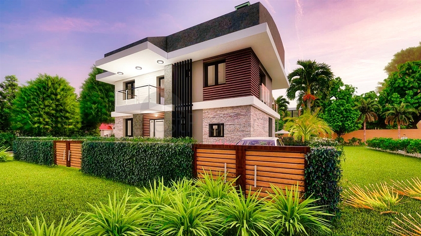 فيلا 9 + 1 في منطقة دوشيميتي - انطاليا