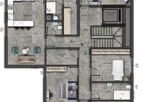 فيلا 9 + 1 في منطقة دوشيميتي - انطاليا