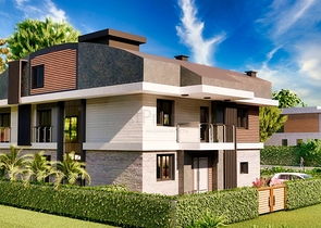 فيلا 9 + 1 في منطقة دوشيميتي - انطاليا