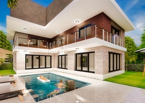 فيلا 9 + 1 في منطقة دوشيميتي - انطاليا