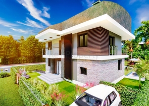 فيلا 9 + 1 في منطقة دوشيميتي - انطاليا