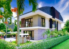 فيلا 9 + 1 في منطقة دوشيميتي - انطاليا