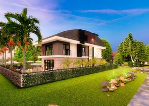 فيلا 9 + 1 في منطقة دوشيميتي - انطاليا