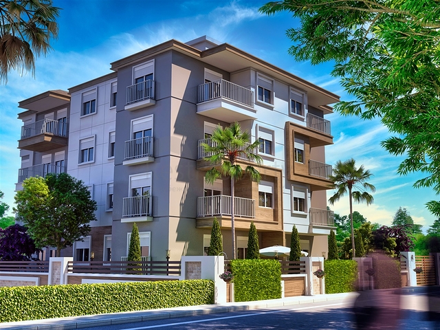 شقق 2 + 1 في منطقة كيبيز - أنطاليا