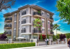 شقق 2 + 1 في منطقة كيبيز - أنطاليا