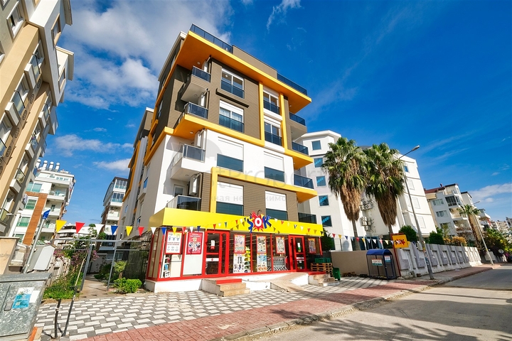  شقق 1 + 1، 2 + 1، 3 + 1 في منطقة كونيالتي - انطاليا