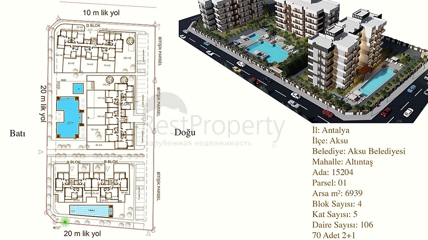 مشروع استثماري في منطقة ألتنتاش - أنطاليا