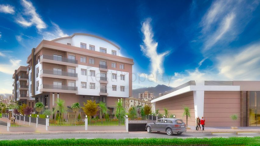 شقق 3 + 1 في منطقة كيبيز - انطاليا