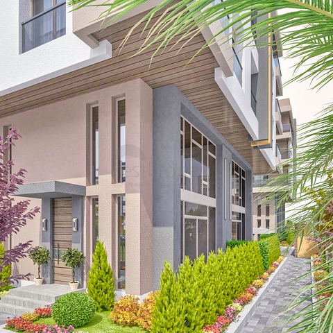 شقق 3 + 1 في منطقة كيبيز - انطاليا