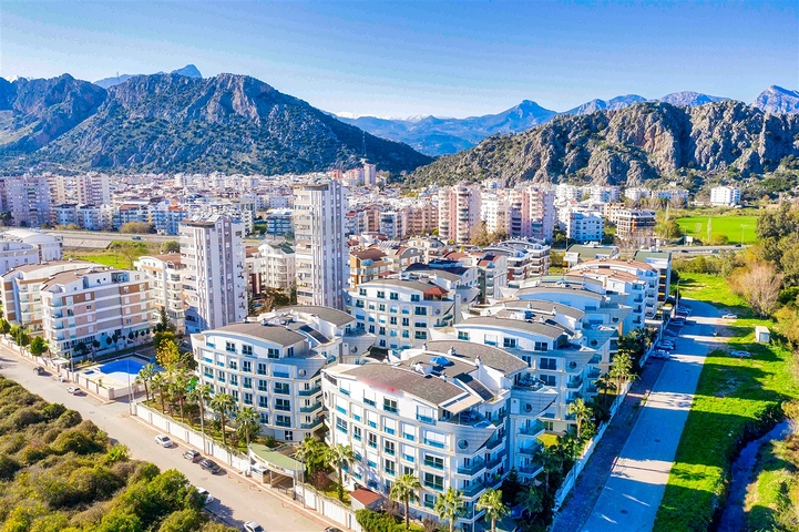 شقة 1 + 1 في منطقة ليمان - أنطاليا