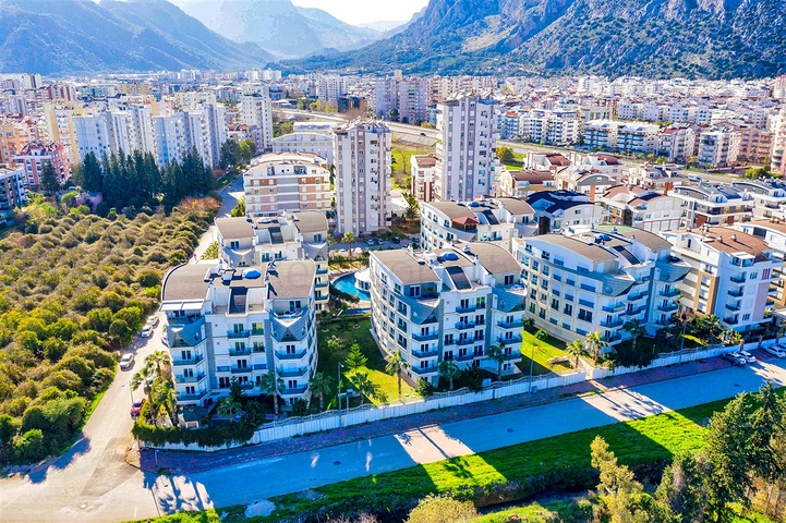 شقة 1 + 1 في منطقة ليمان - أنطاليا