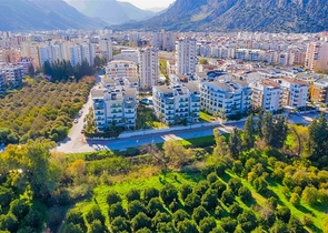 شقة 1 + 1 في منطقة ليمان - أنطاليا