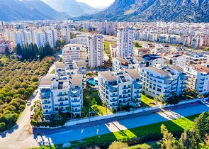 شقة 1 + 1 في منطقة ليمان - أنطاليا