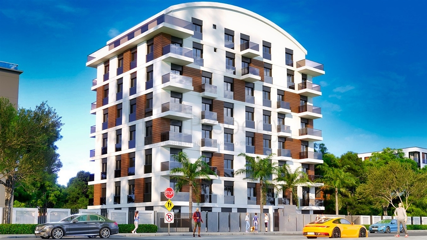 مشروع استثماري ، شقق 2 + 1 ، 3 + 1 ، 4 + 1 في وسط أنطاليا