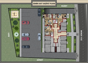مشروع استثماري ، شقق 2 + 1 ، 3 + 1 ، 4 + 1 في وسط أنطاليا