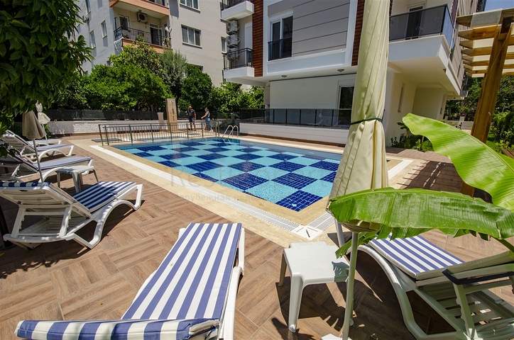 شقة 1 + 1 في منطقة ليمان- أنطاليا