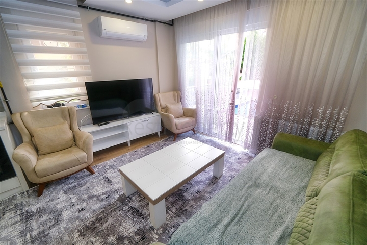 شقة 1 + 1 في منطقة ليمان- أنطاليا