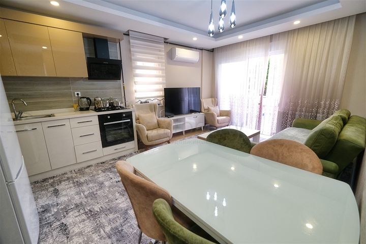 شقة 1 + 1 في منطقة ليمان- أنطاليا