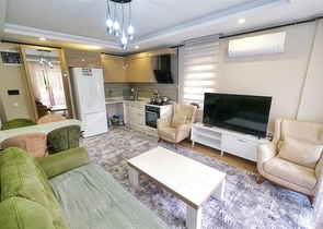 شقة 1 + 1 في منطقة ليمان- أنطاليا