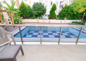 شقة 1 + 1 في منطقة ليمان- أنطاليا