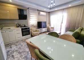 شقة 1 + 1 في منطقة ليمان- أنطاليا