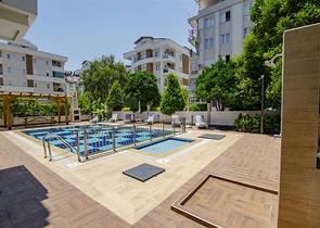 شقة 1 + 1 في منطقة ليمان- أنطاليا