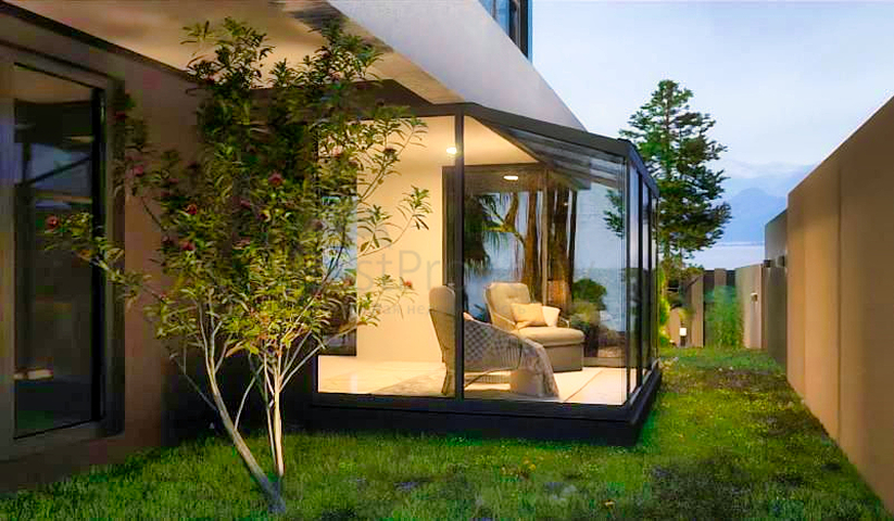 شقة 4 + 1 في حي يشيلباهشة - أنطاليا