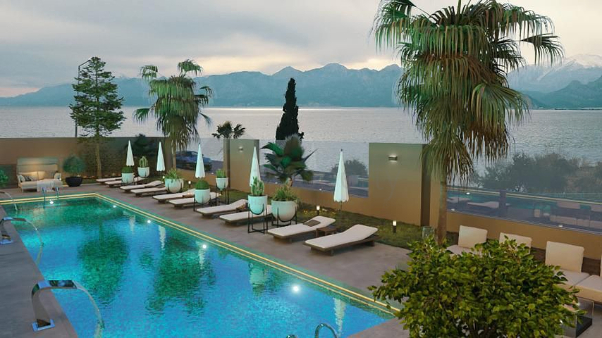 شقة 4 + 1 في حي يشيلباهشة - أنطاليا