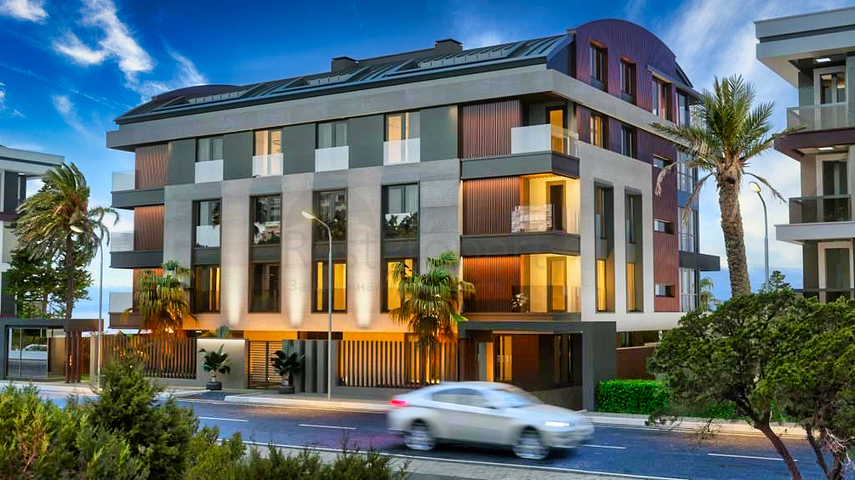 شقة 4 + 1 في حي يشيلباهشة - أنطاليا