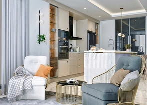 شقة 4 + 1 في حي يشيلباهشة - أنطاليا