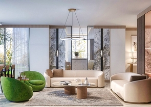 شقة 4 + 1 في حي يشيلباهشة - أنطاليا