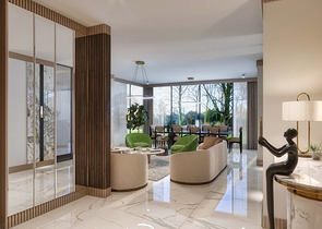 شقة 4 + 1 في حي يشيلباهشة - أنطاليا