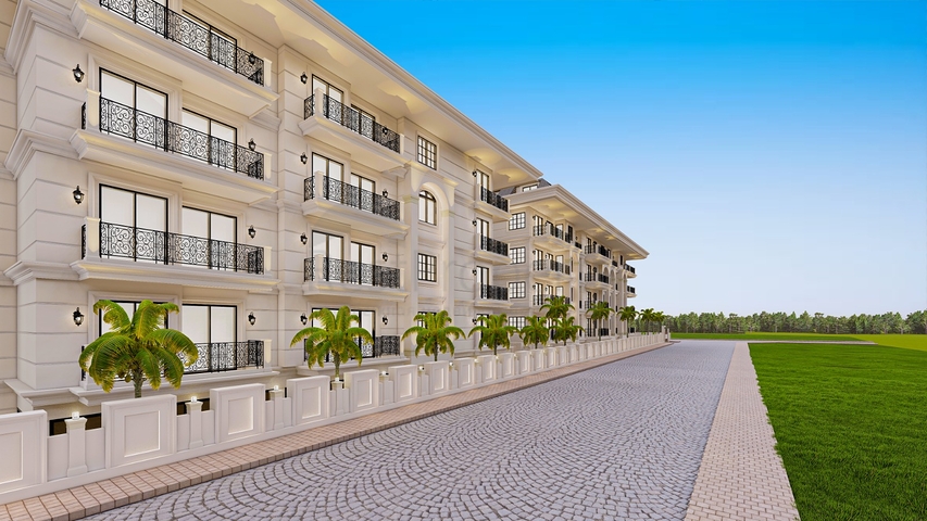 الاستثمار العقاري في الانيا - مجمع قيد الانشاء قريب من شاطئ كليوباترا 