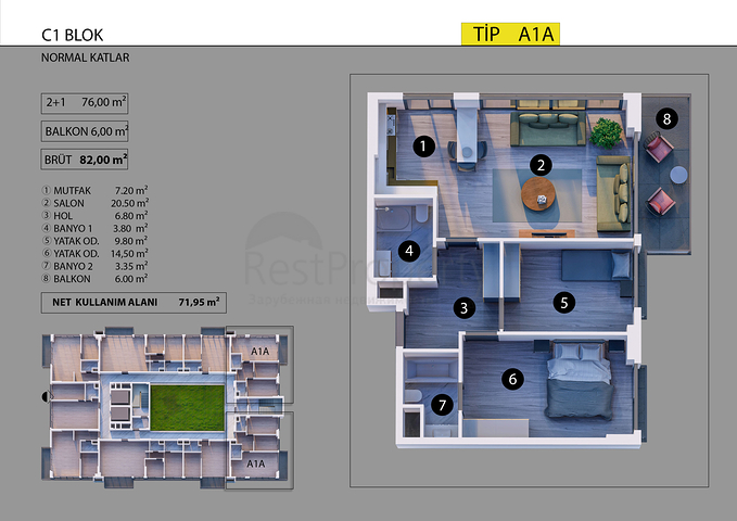 مشروع استثماري في منطقة ألتنتاش - أنطاليا