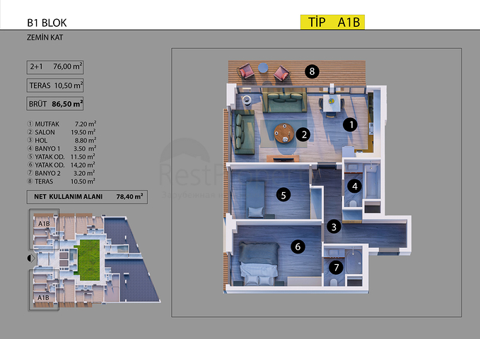 مشروع استثماري في منطقة ألتنتاش - أنطاليا