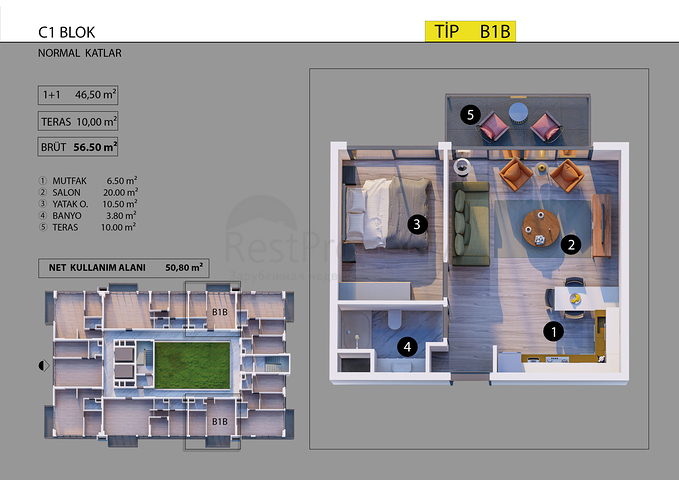 مشروع استثماري في منطقة ألتنتاش - أنطاليا