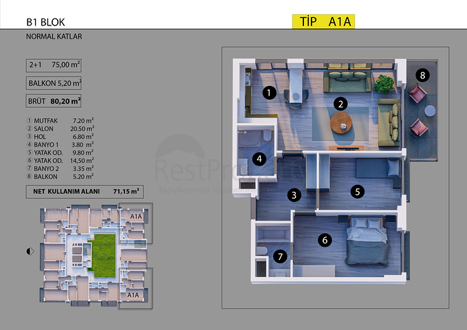 مشروع استثماري في منطقة ألتنتاش - أنطاليا