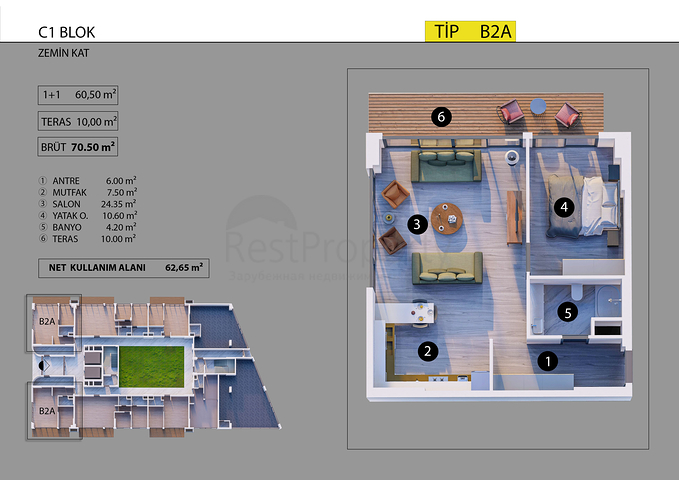مشروع استثماري في منطقة ألتنتاش - أنطاليا