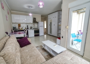 شقة 2 + 1 في منطقة ليمان المرموقة - أنطاليا