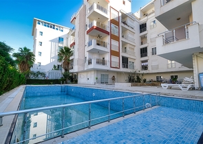 شقة 2 + 1 في منطقة ليمان المرموقة - أنطاليا